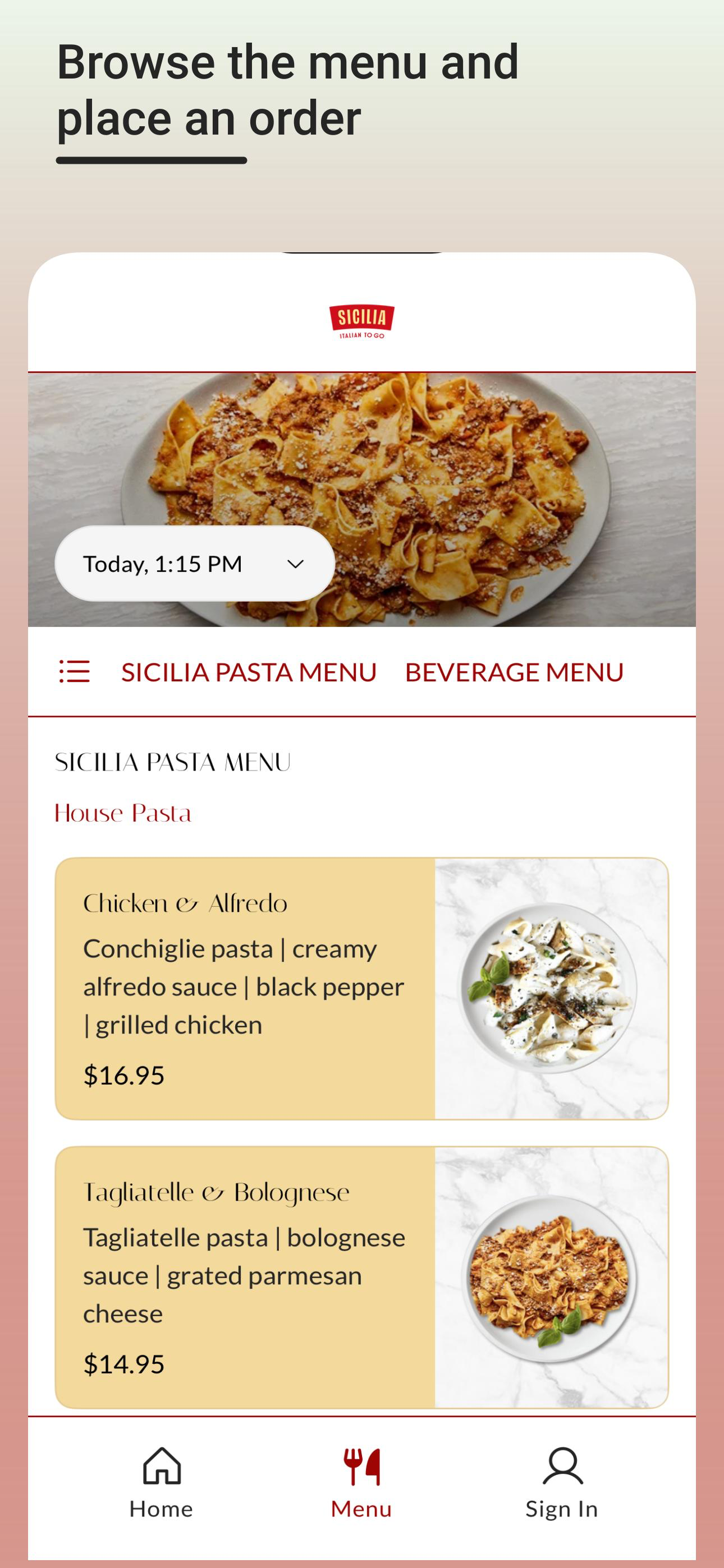 Sicilia Pasta screenshot 3
