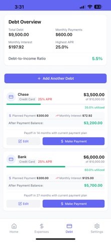 My Expense Tracker (8891f6) Screenshot 3 of 3