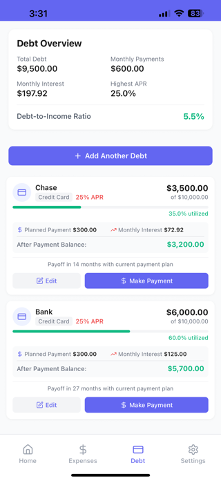 My Expense Tracker (8891f6) Screenshot 3 of 3