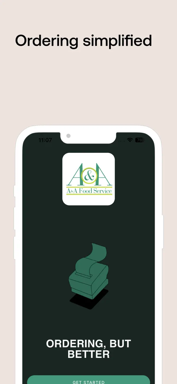 Screenshot #1 pour A&A Food Service