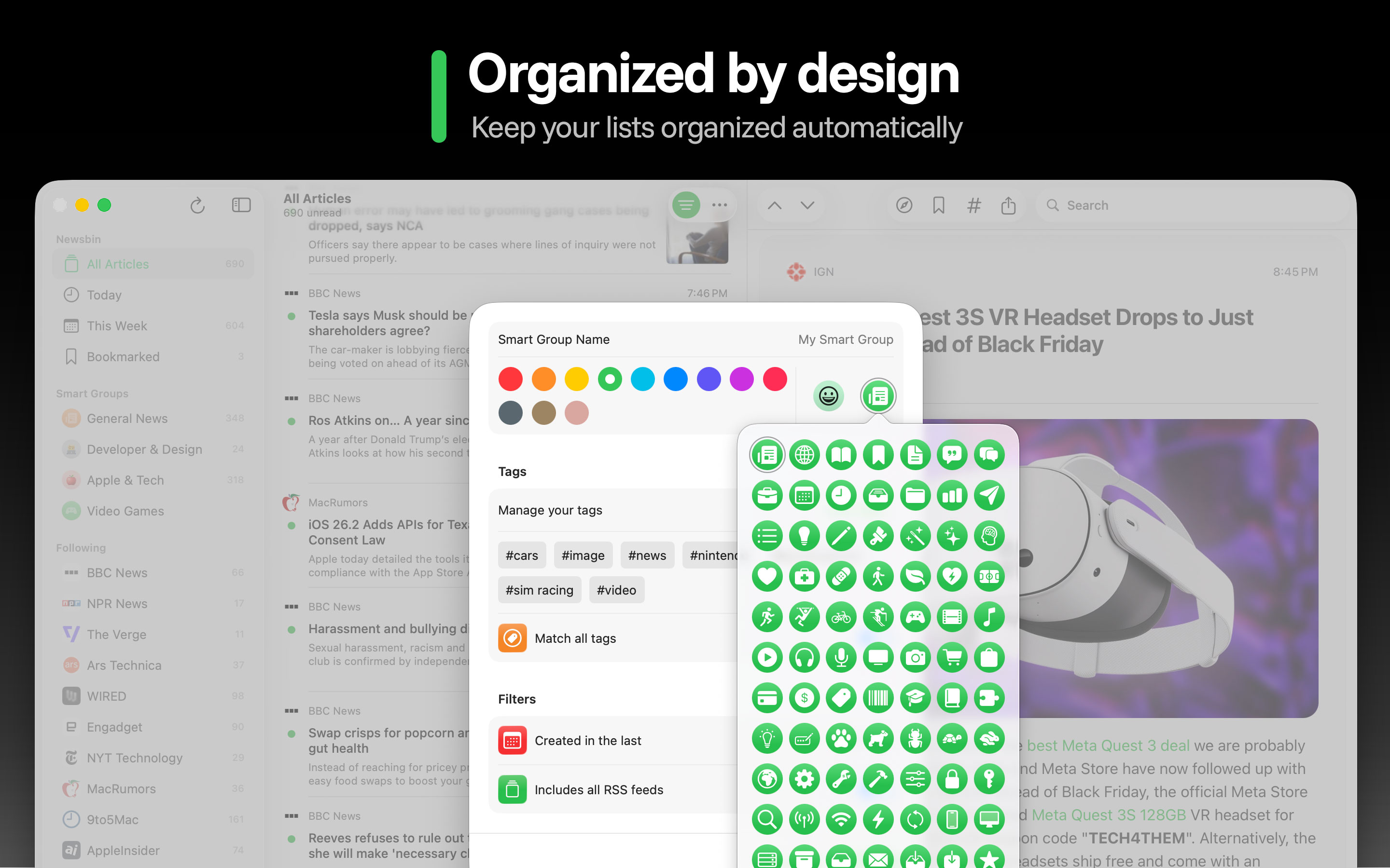 Newsbin: RSS Feed Reader screenshot 25