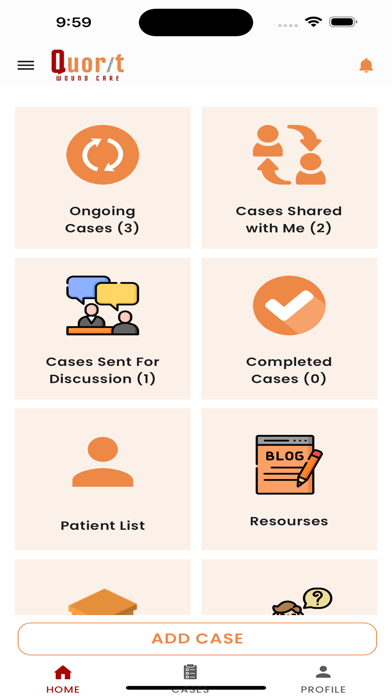 Quorit Wound Care - Doctor Screenshot