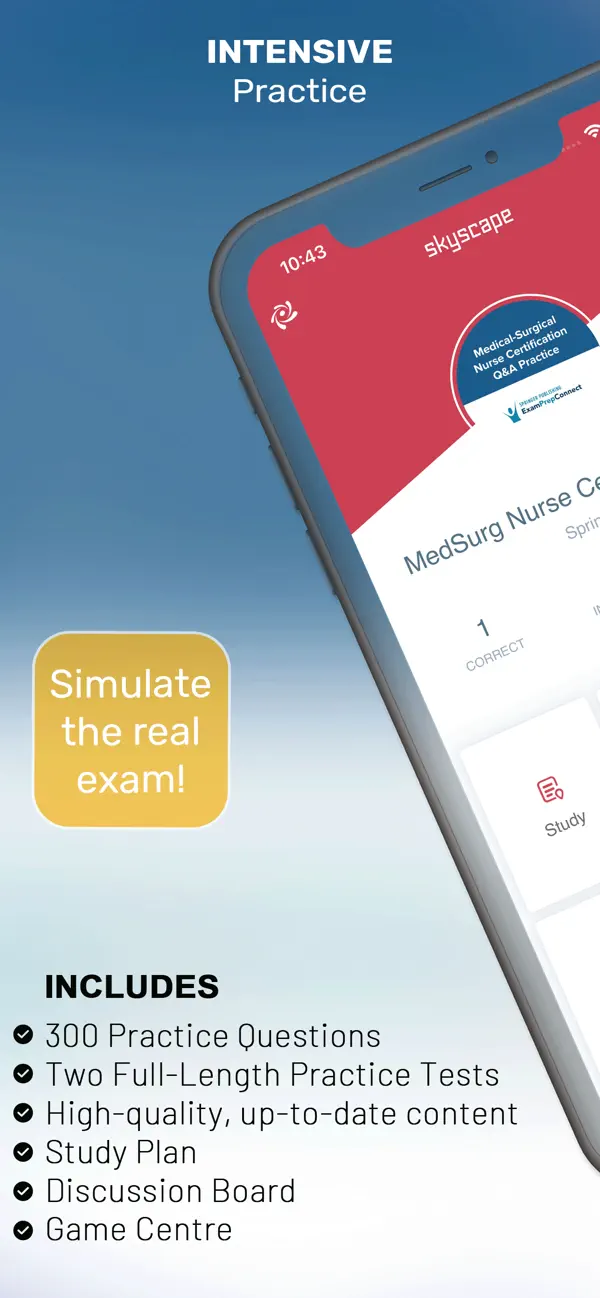 Screenshot #1 pour Medical Surgical Nurse Cert Ex