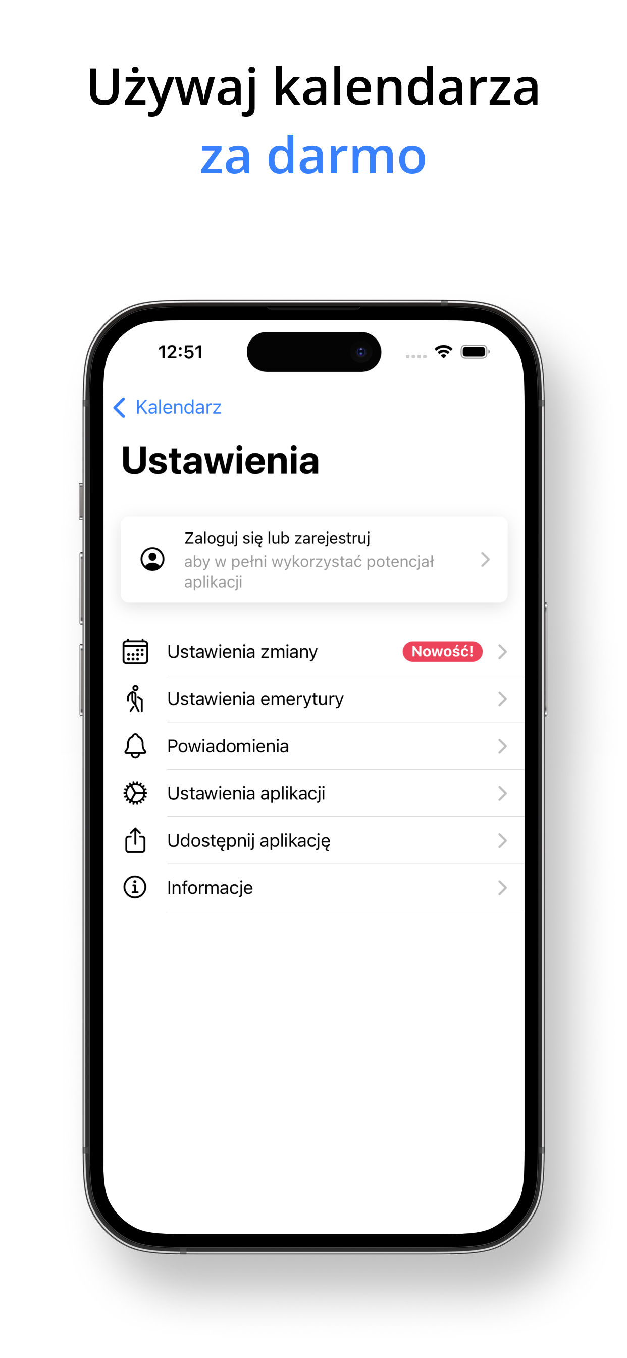 Kalendarz zmianowy
