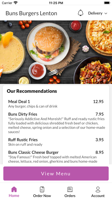 Buns Burgers Lenton Screenshot