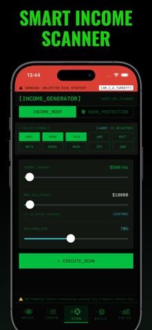 Stock Options Trading Strategy iPhone screenshot