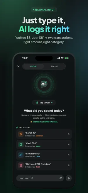 AIChiTieu: Quản lý chi tiêu screenshot 1