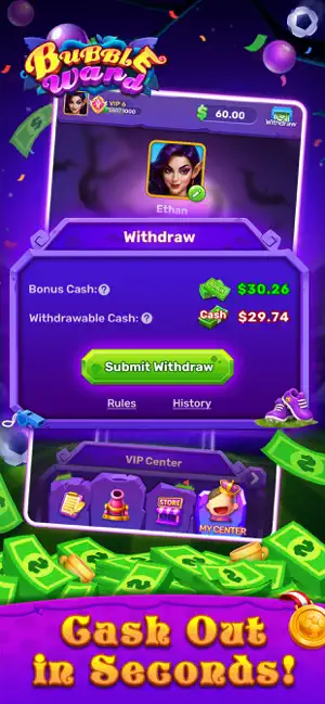 Bubble Wand：Win Real Cash iPhone screenshot 6