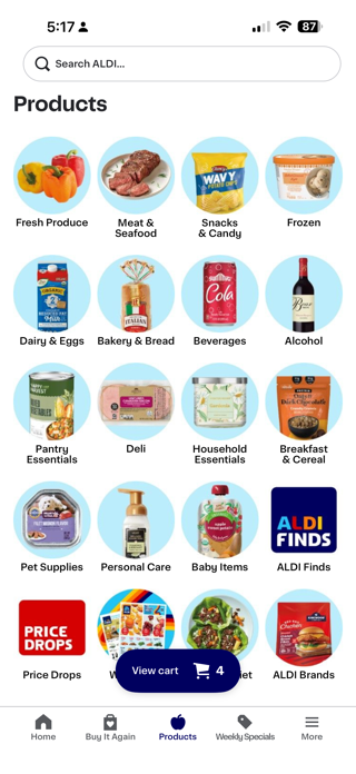 ALDI Grocery Pickup & Delivery Screenshot 1 of 5