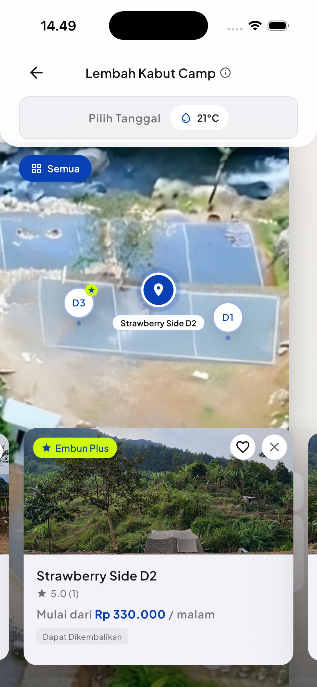 Screenshot 3 of Embun - Outdoor Stay & Camp
