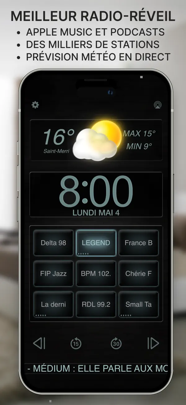 Screenshot #1 pour BCR Radio-Podcast Player