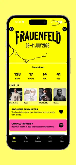 Openair Frauenfeld iPhone screenshot 2