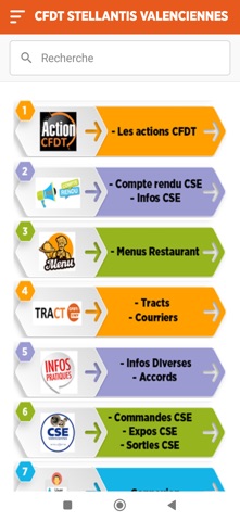 CFDT Stellantis Valenciennes screenshot