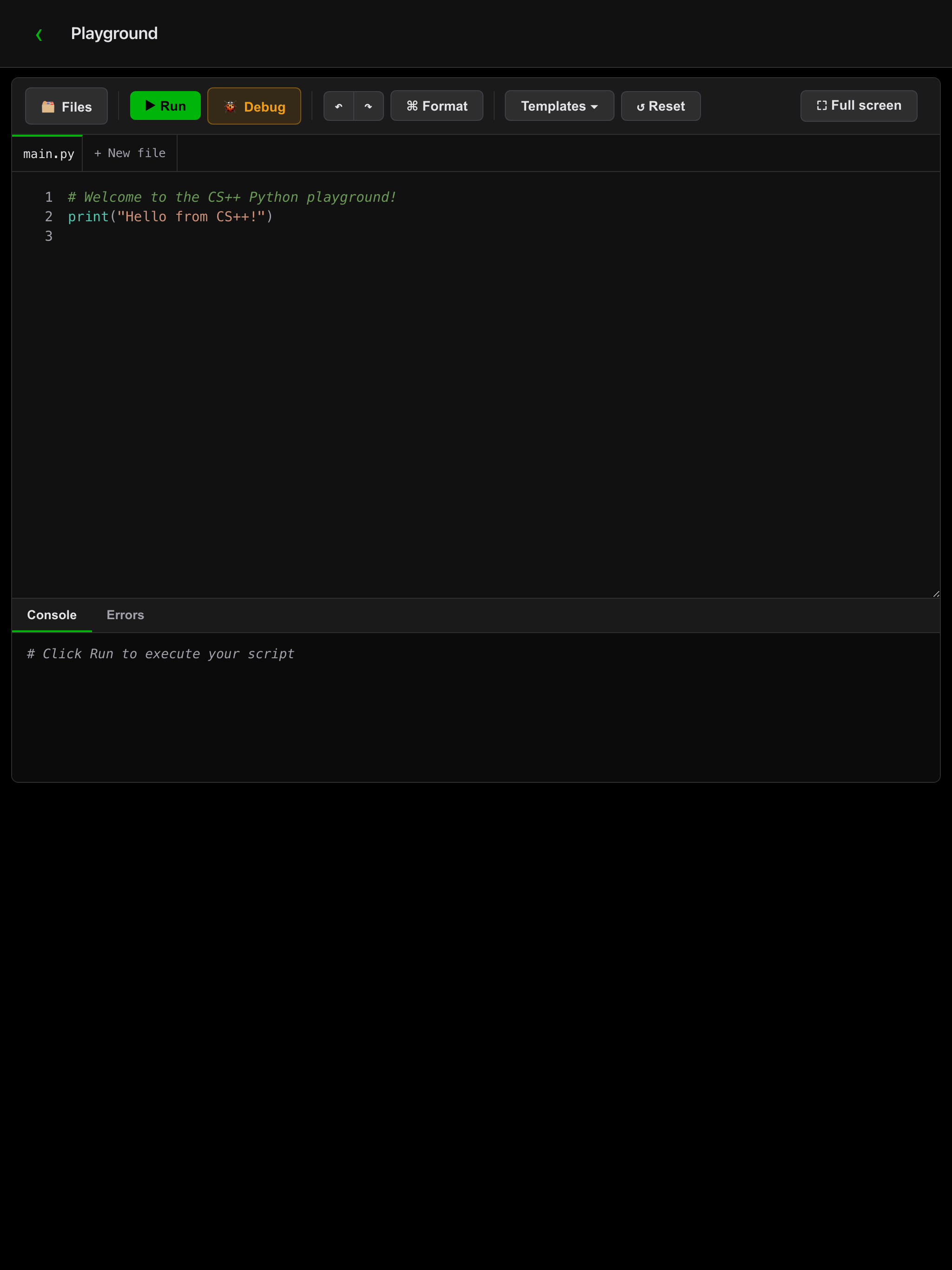CS++ Python IDE screenshot 8