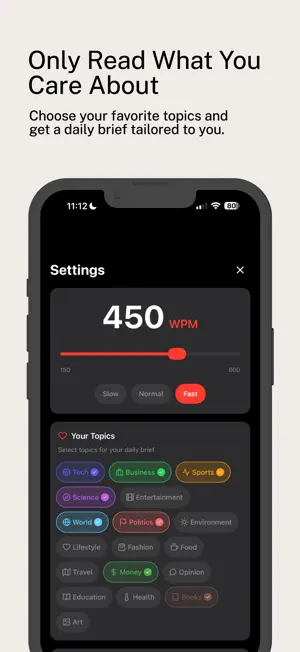 FlashNews: Speed Reader screenshot 4
