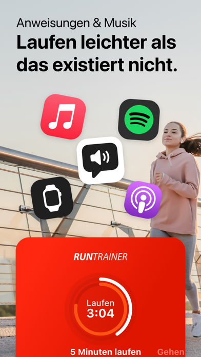 Running app - Run Trainer