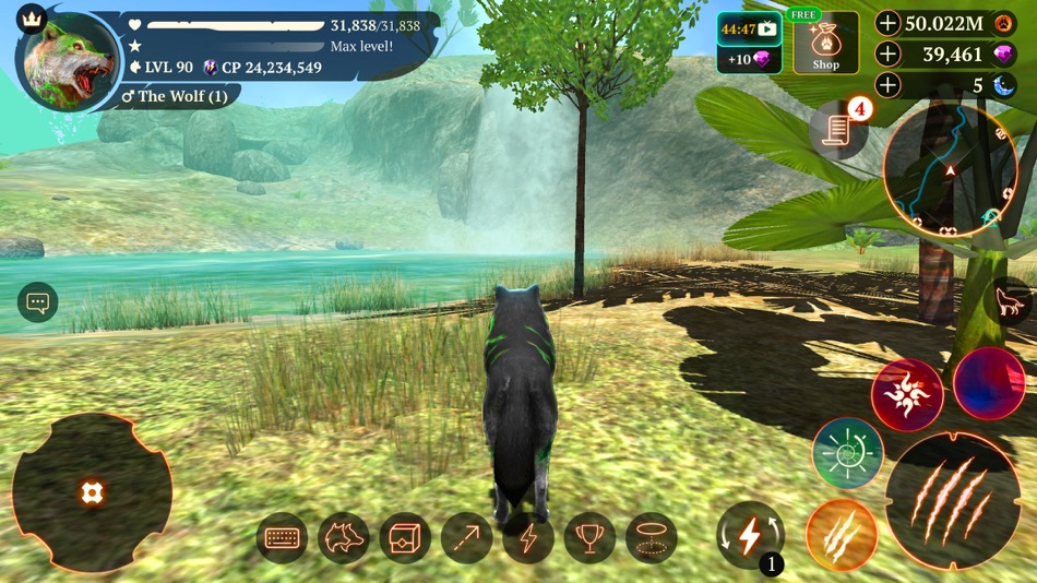 #7. The Wolf: Animal Game MMORPG (iOS) 由: RAGE QUIT GAMES GROUP SP Z O O SPOŁKA KOMANDYTOWA