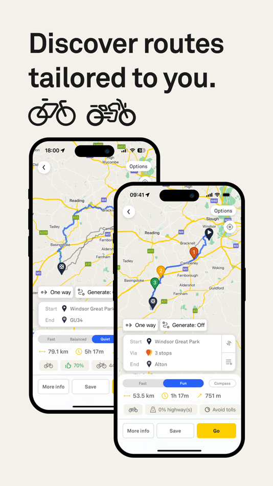 #1. Beeline Bike Navigation (iOS) 由: Relish Technologies Limited