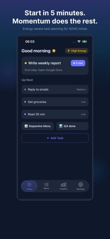 FocusFlow - ADHD Planner Screenshot 1 of 6