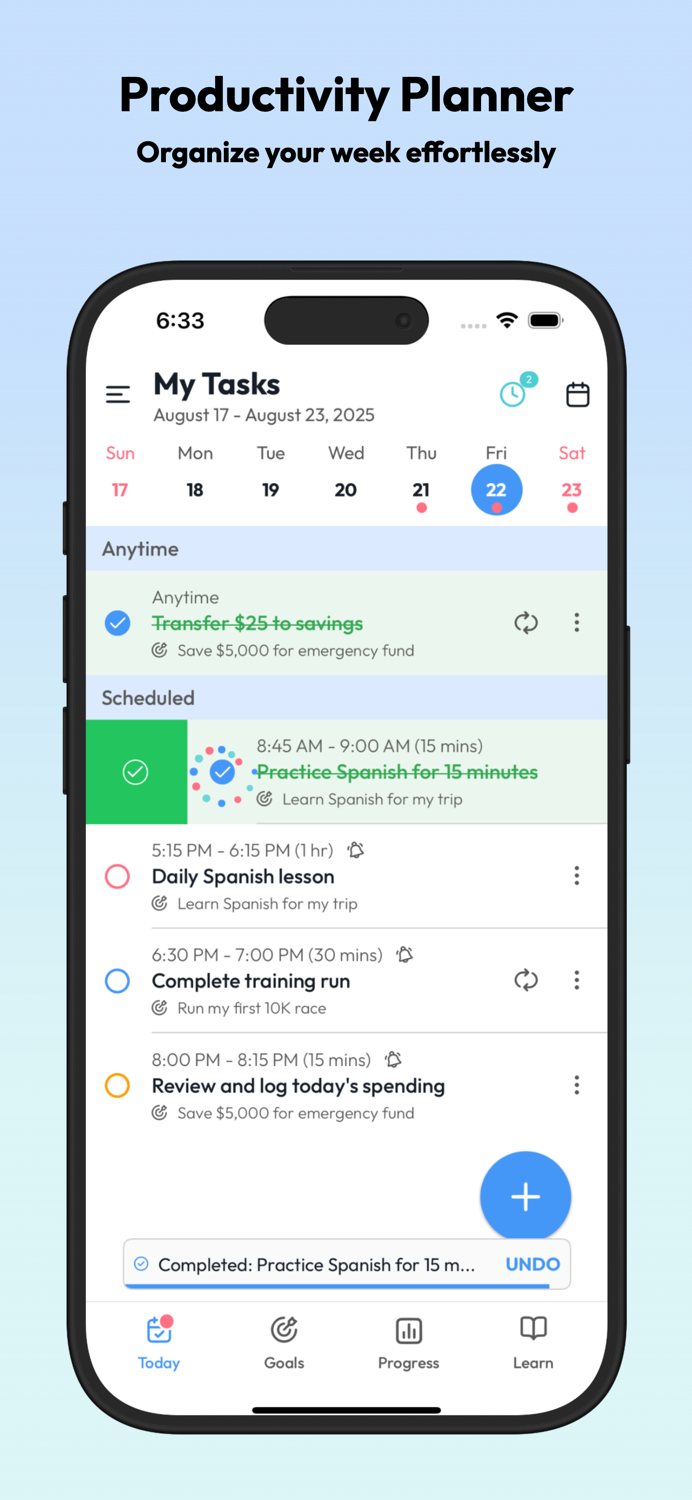 Goal Tracker - GoalScript