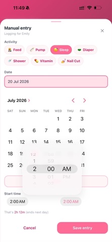 The Baby Tracker Screenshot 5 of 8
