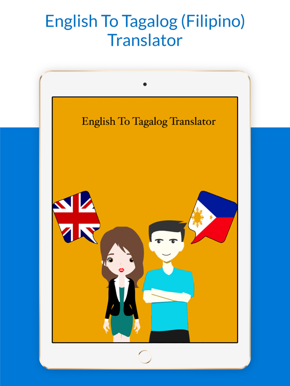 English To Tagalog Translation iPad screenshot