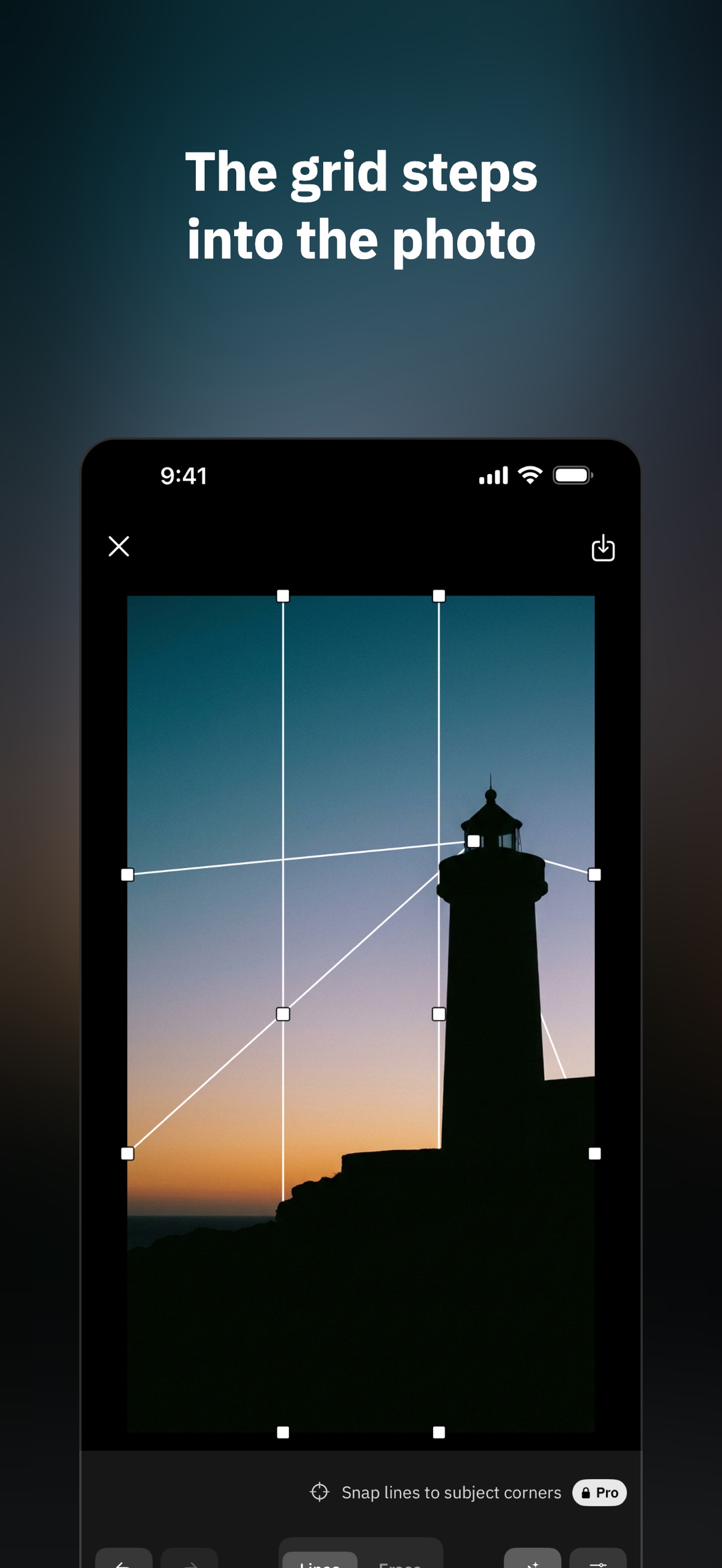 Screenshot 1 of SnapLine: Bend the Grid
