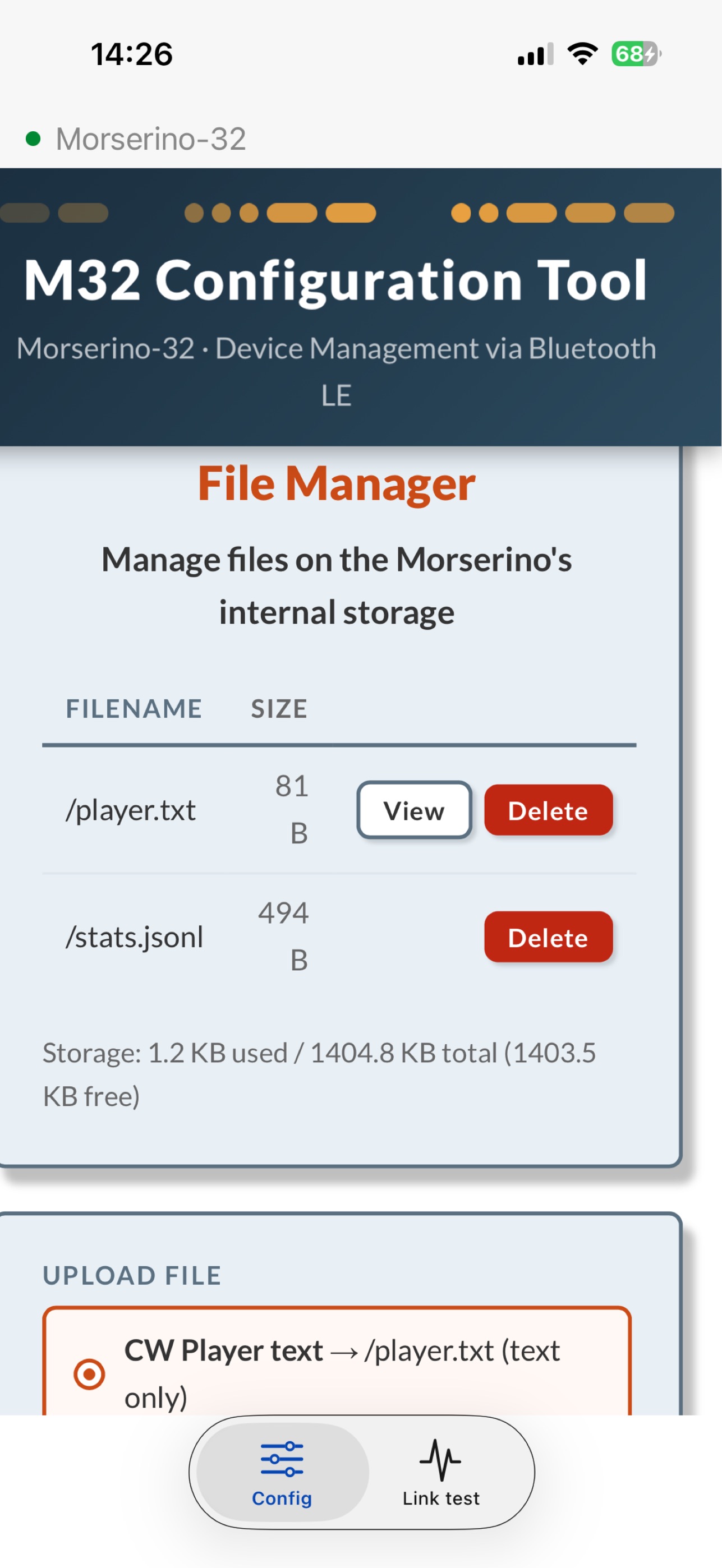 Screenshot 6 of M32 Config