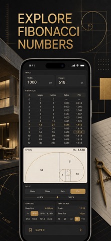 Golden Ratio Calc & Grid Screenshot 6 of 10
