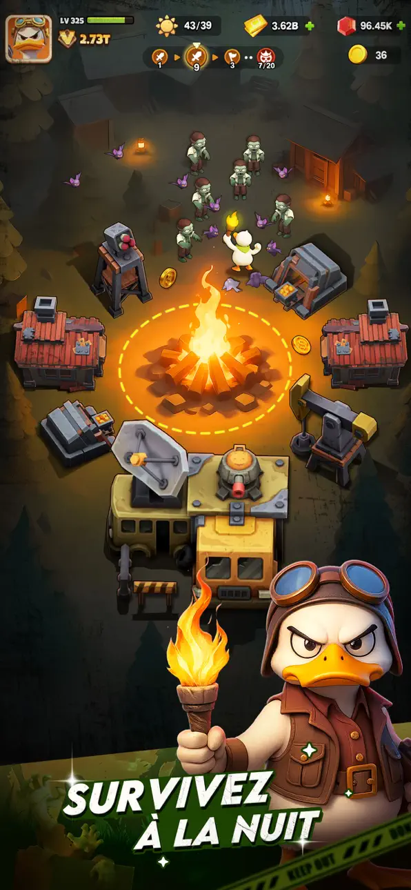 Duck Survival iOS Mod IPA screenshot 3 - iOS game interface