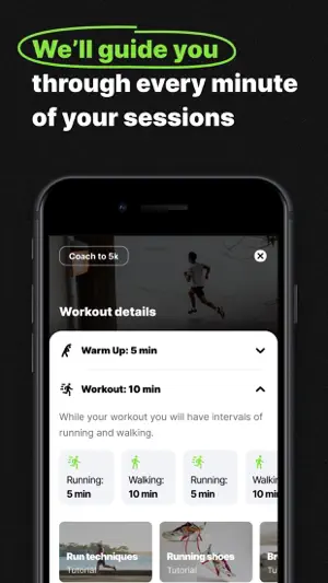 iRun. Couch to Runner : Run 5k screenshot 3