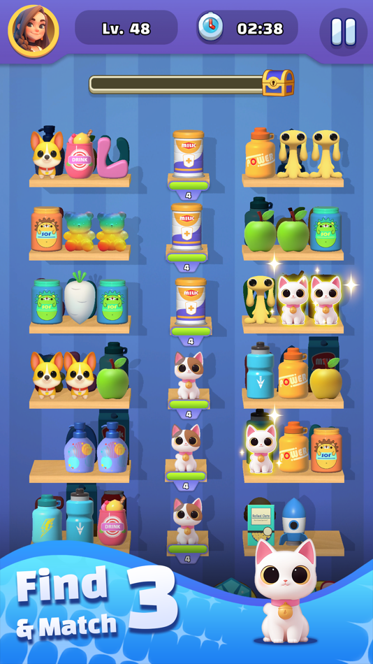 #1. Mart Sort Master: Triple Match (iOS) By: Sphinx Entertainment