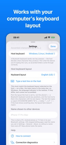 BT Keys: Keyboard & Trackpad Screenshot 7 of 8