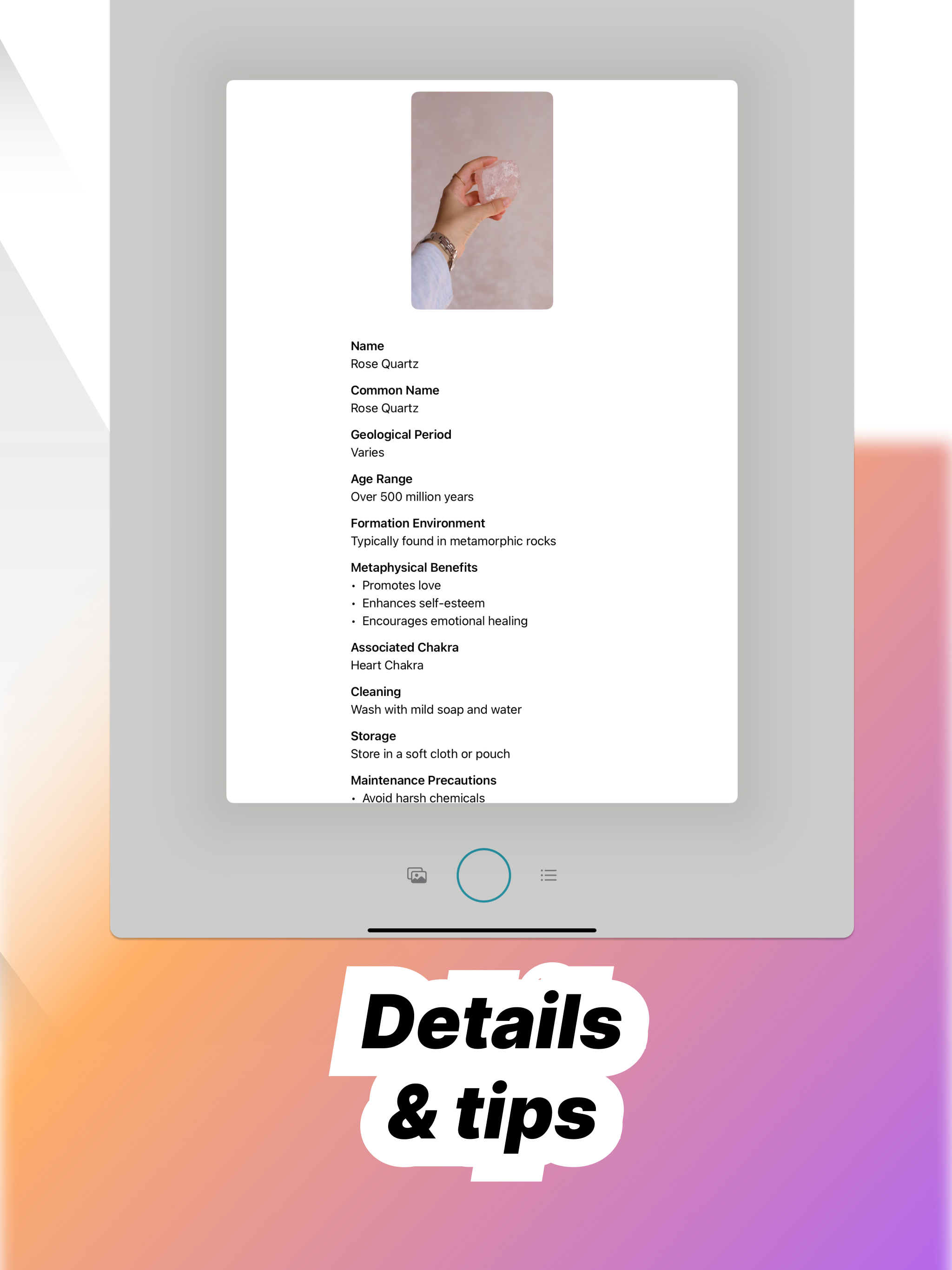 Rock Identifier & Crystal - Ri screenshot 5