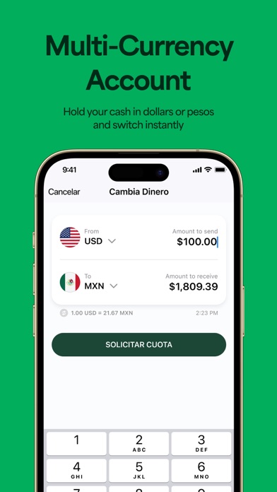 Cuenta Cambio: Mobile Banking Screenshot
