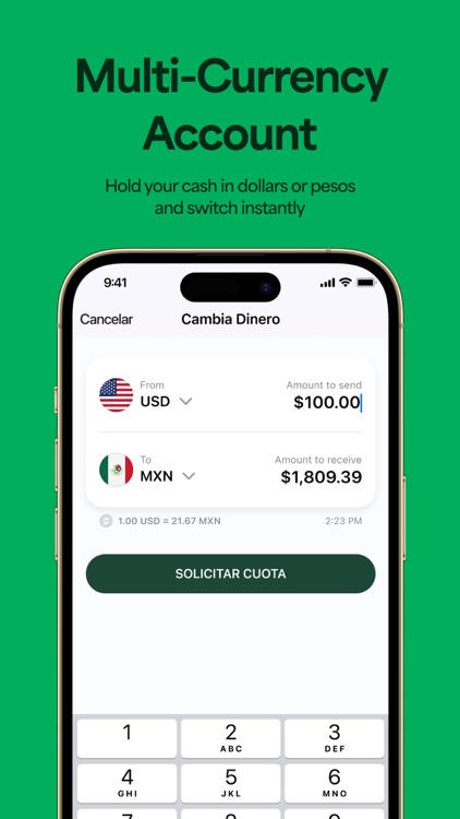 Cuenta Cambio: Mobile Banking