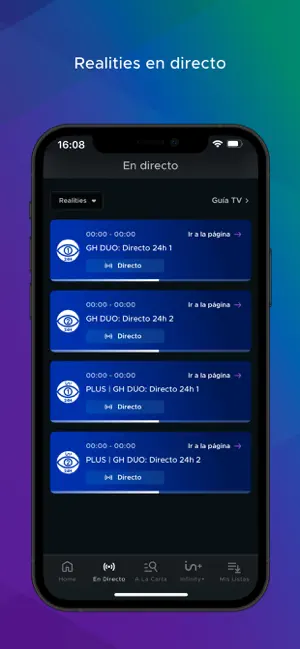 Mediaset Infinity España iPhone screenshot 6