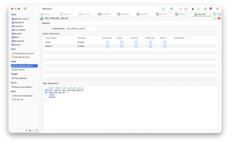 SQLVault screenshot