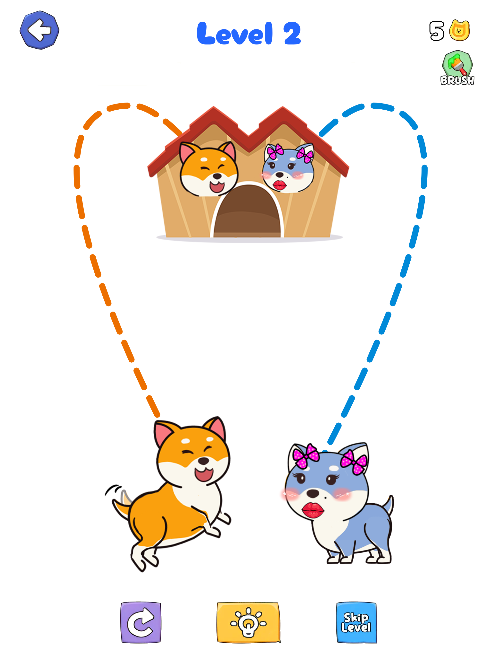 Dog Rush: Draw To Save
