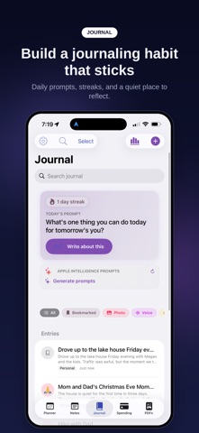 DayCast: Plan + Reflect screenshot