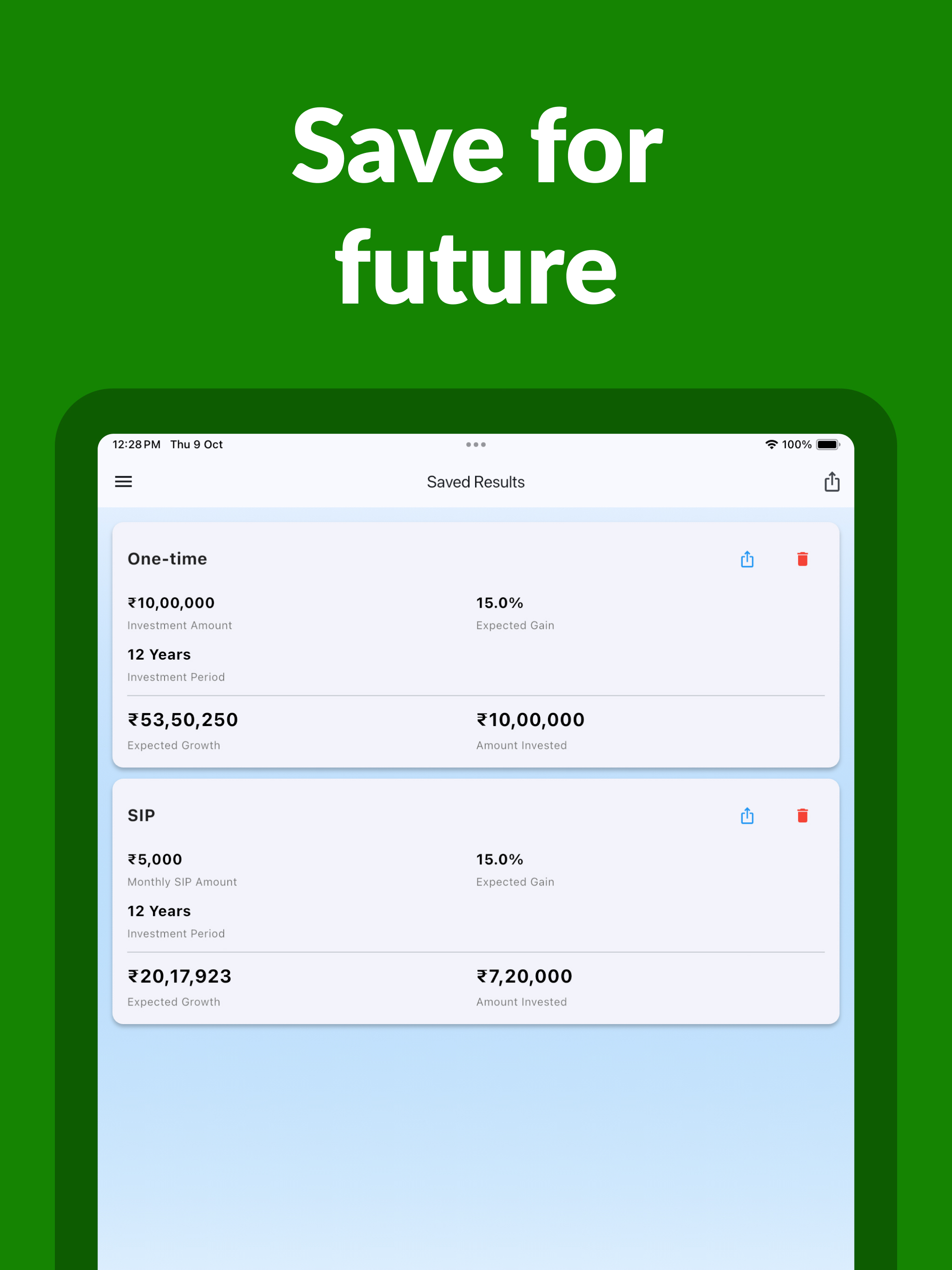 SIP Calculator : SIP Planner screenshot 10