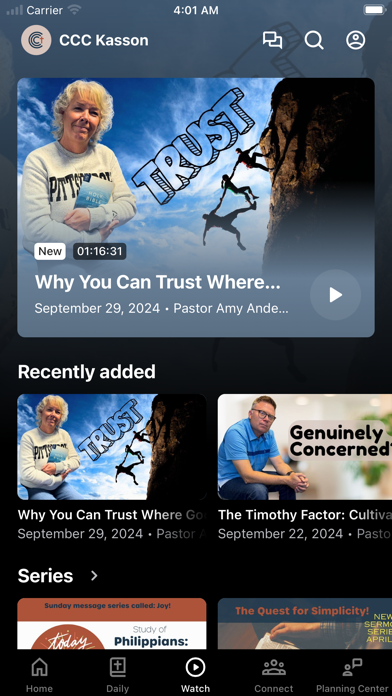 Community Celebration Church Screenshot