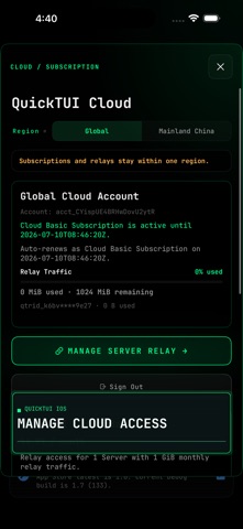 QuickTUI: AI Agent Terminal Screenshot 5 of 9