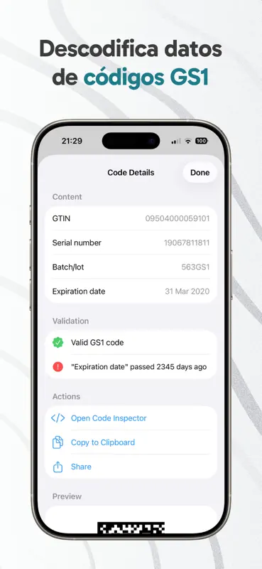 QRectly — Lector QR y códigos screenshot 4 of 9