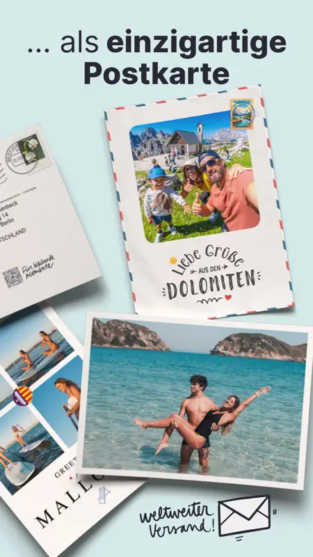 MyPostcard Foto Postkarten App screenshot 2 of 7