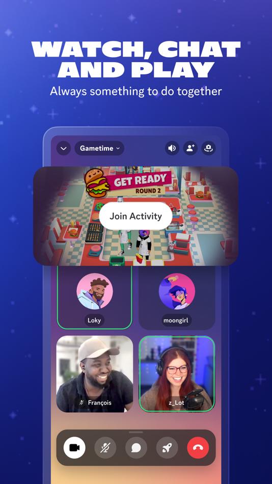 #5. Discord - Talk, Play, Hang Out (iOS) 来自: Discord, Inc.