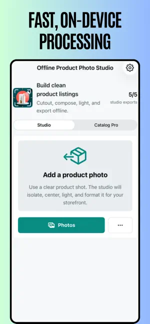Offline Product Photo Studio screenshot 1