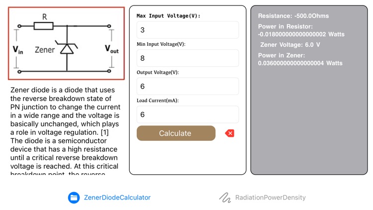 ZenerDiodeCalc