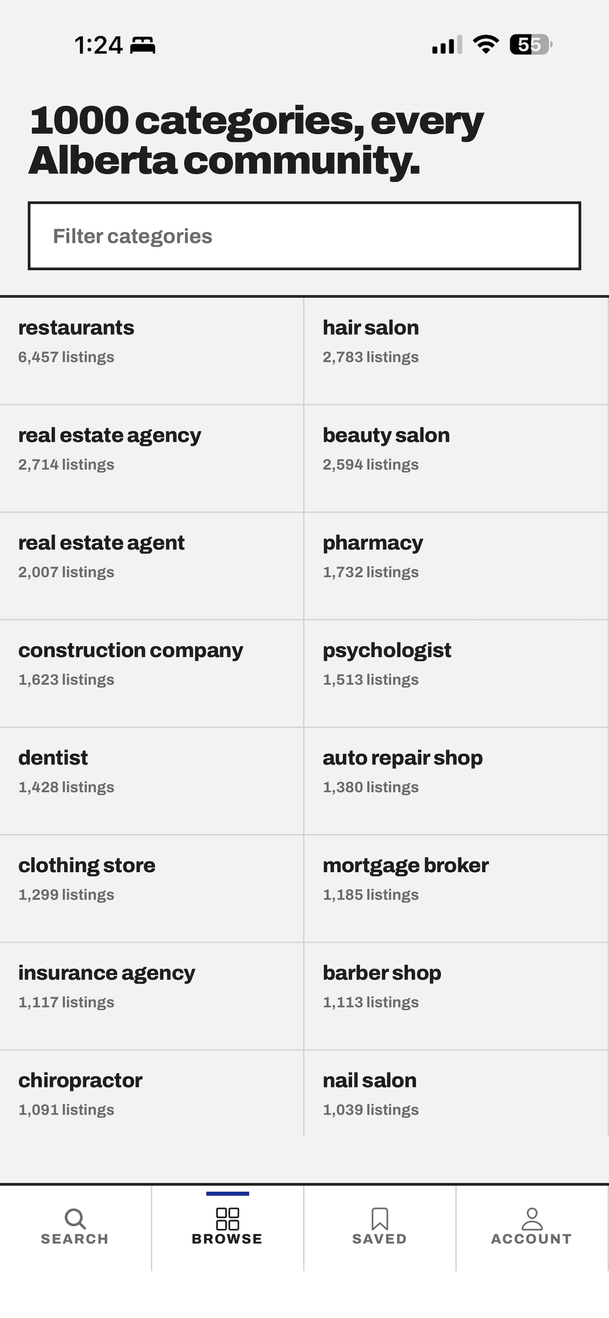 Alberta Directory screenshot 2
