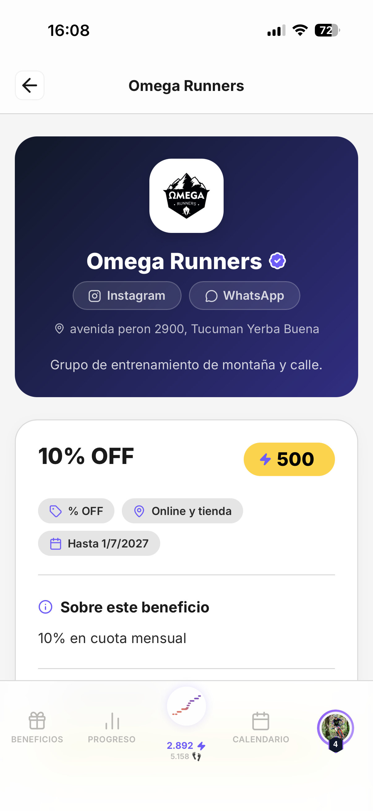 Forma moverse tiene recompensa screenshot 5